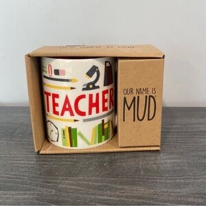Enesco Our Name is Mud Teacher Mug — NWT, 16 oz